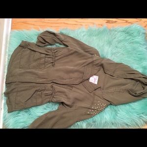Army green jacket
